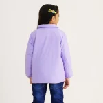 Baby Girl's Mustard Quilted Jacket - Image 3