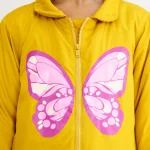 Baby Girl's Mustard Quilted Jacket - Image 2