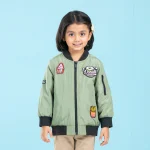 Baby Girl's Mustard Quilted Jacket