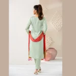 Womens Pastel Silk Set - Image 3