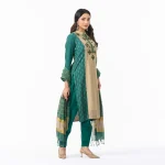 Womens Ethnic Green 3-Piece Set - Image 2