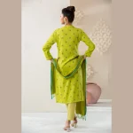 Womens Green Ethnic 3Pcs Set - Image 3